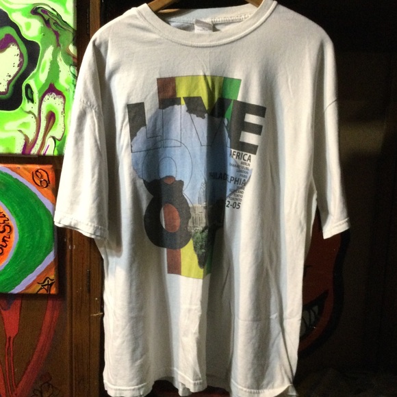 Live 8 Philadelphia mens xl shirt july 2nd 2005 bought shirt while attending - Picture 4 of 6